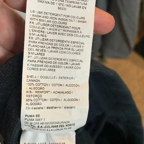 EUC womens PUMA black joggers size medium - Picture 9 of 9